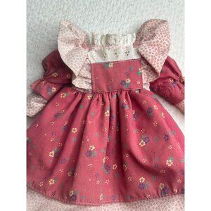 Heritage Mint LTD Floral Doll Clothes Dress Bloomers White Doll Shoes Set1989